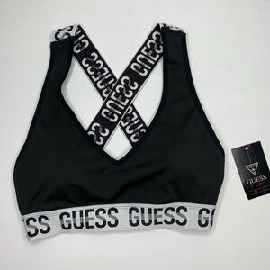 Guess Women Black Sport‎ Athletic Bra Size XS